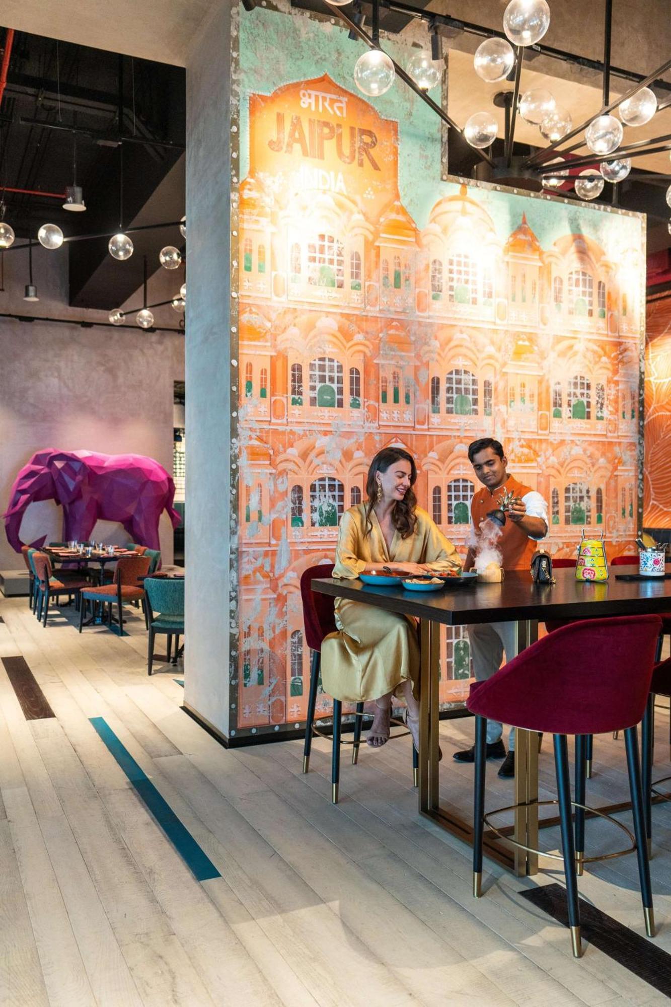 Rixos Gulf Hotel Ad Dawhah Esterno foto The interior of the restaurant